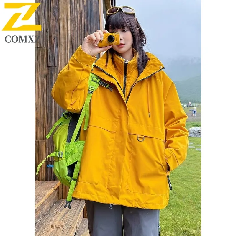 COMXZ походная дорожная мужская куртка, удобная ветрозащитная верхняя одежда, 2025 г., повседневная легкая осенняя новая ветровка в уличном стиле
COMXZ походная дорожная мужская куртка, удобная ветрозащитная верхняя одежда, 2025 г., повседневная легкая осенняя новая ветровка в уличном стиле