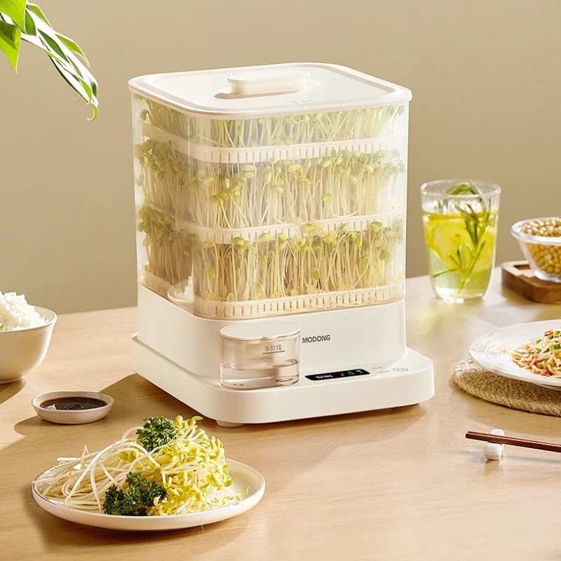 Automatic Bean Sprout Maker, Fully Smart Home Sprouting Machine, All-Season Growing, Food-Grade Compact Mung Bean Sprouter
Automatic Bean Sprout Maker, Fully Smart Home Sprouting Machine, All-Season Growing, Food-Grade Compact Mung Bean Sprouter