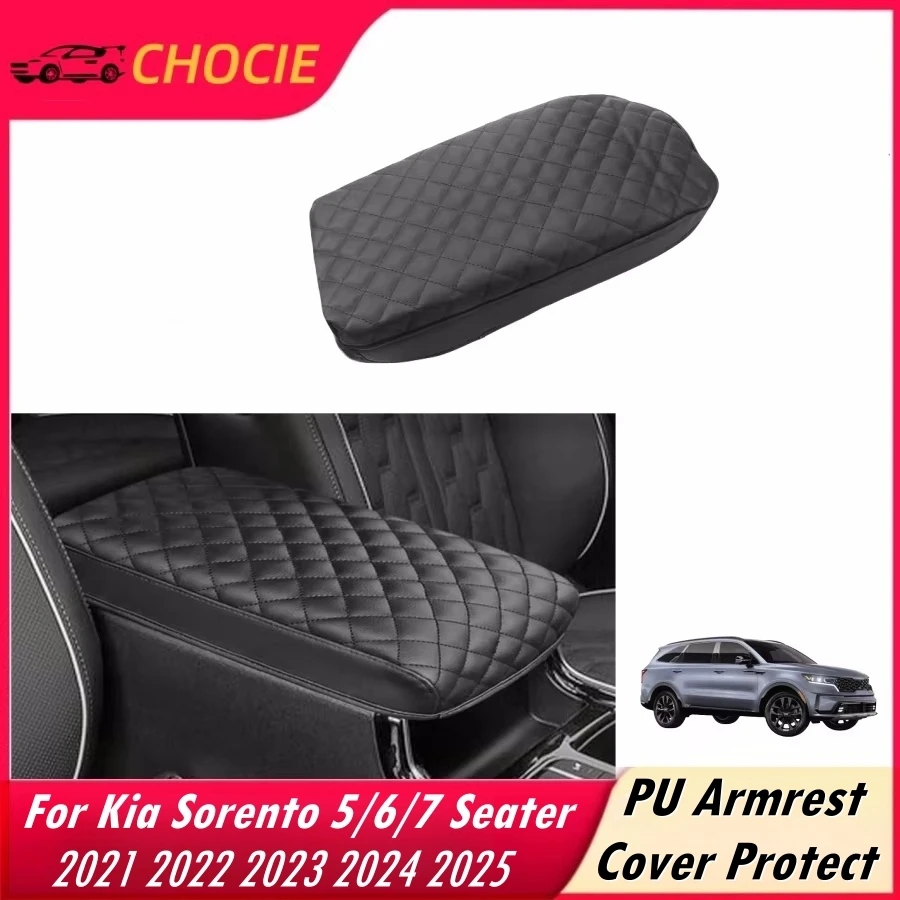 PU Armrest Cover for Kia Sorento 5/6/7 Seater 2021-2025 Center Console Armrest Cushion Sorento Console Lid Arm Rest Protector
PU Armrest Cover for Kia Sorento 5/6/7 Seater 2021-2025 Center Console Armrest Cushion Sorento Console Lid Arm Rest Protector