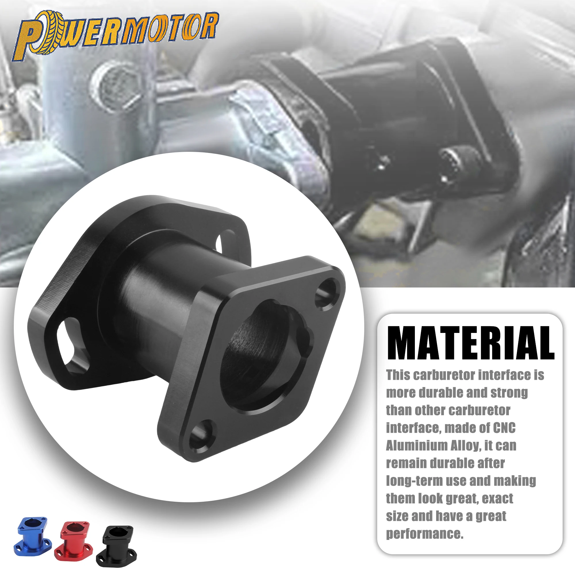 For VM22 PZ19 PZ26 Motorcycle Carburetor Interface CNC Intake Manifold DirtBike Motocross Engine Connector Modified Accessories
For VM22 PZ19 PZ26 Motorcycle Carburetor Interface CNC Intake Manifold DirtBike Motocross Engine Connector Modified Accessories