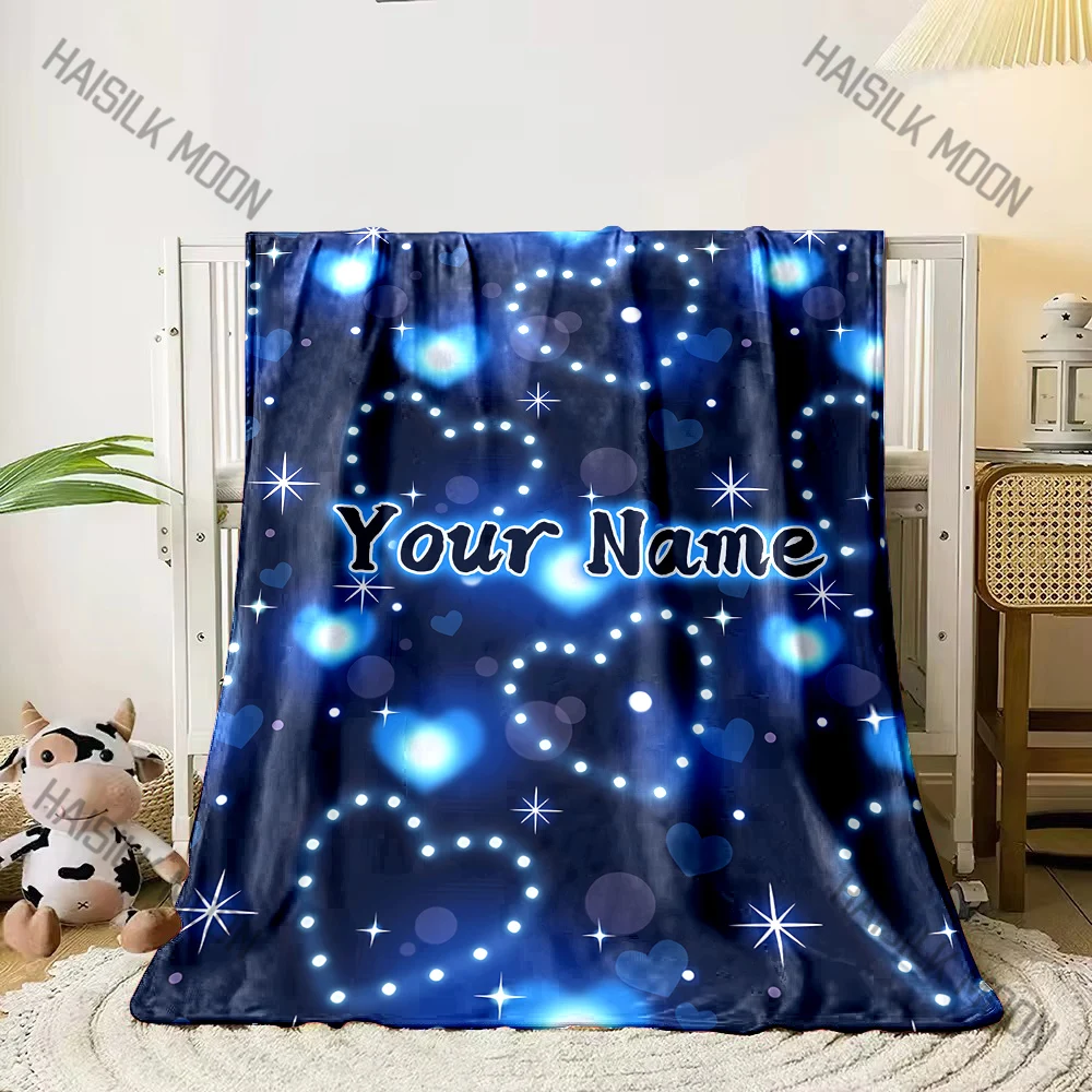 Customized Name Personalized Blanket Blue Starry Sky Love Adult Children Warm Blankets and Comfortable Blanket Christmas Gifts
Customized Name Personalized Blanket Blue Starry Sky Love Adult Children Warm Blankets and Comfortable Blanket Christmas Gifts