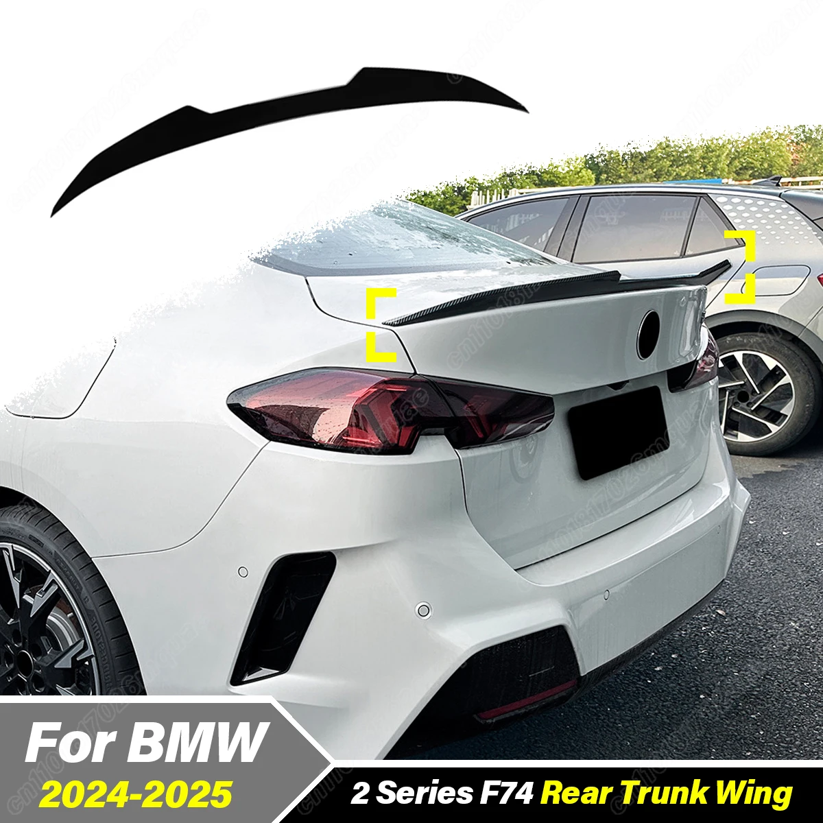 For BMW 2 Series F74 2024 2025 Automobile Rear Torso Top Spoiler Rear Body Top Wing Split Decorative Escort Accessories
For BMW 2 Series F74 2024 2025 Automobile Rear Torso Top Spoiler Rear Body Top Wing Split Decorative Escort Accessories