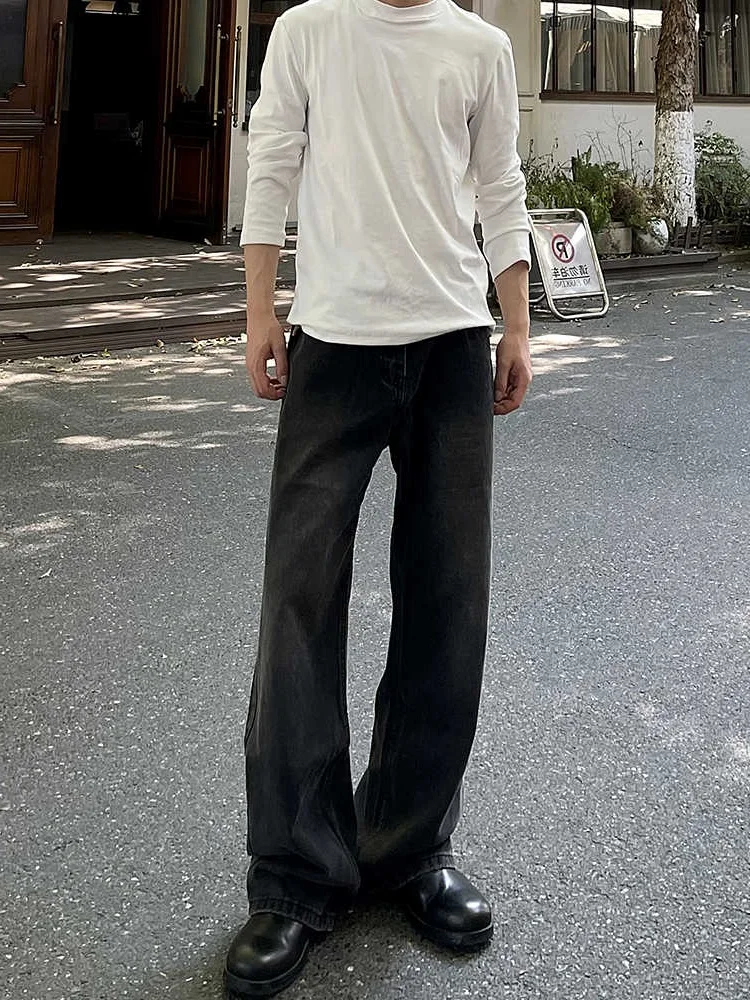 Retro Washed American Style Straight Leg Loose Wide Leg Jeans for Men Casual Long Trousers Trendy Youth Culture
Retro Washed American Style Straight Leg Loose Wide Leg Jeans for Men Casual Long Trousers Trendy Youth Culture