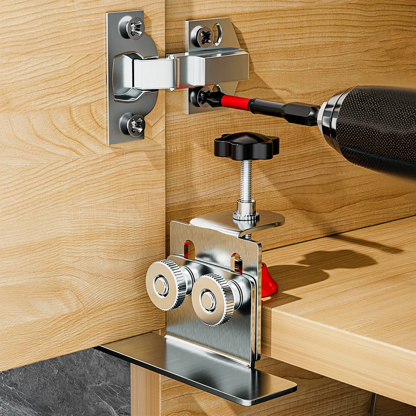 Cabinet Door Installation Positioner Heavy Duty Woodworking Lightweight Tool Suitable for Drawer Fronts Handles
Cabinet Door Installation Positioner Heavy Duty Woodworking Lightweight Tool Suitable for Drawer Fronts Handles
