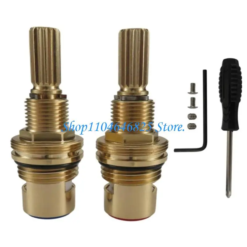 Faucet Valves Replacement Hot And Cold Water Spool Metal Ceramic Stem Disc Cartridges for Washroom Basins Tap Enduring
Faucet Valves Replacement Hot And Cold Water Spool Metal Ceramic Stem Disc Cartridges for Washroom Basins Tap Enduring