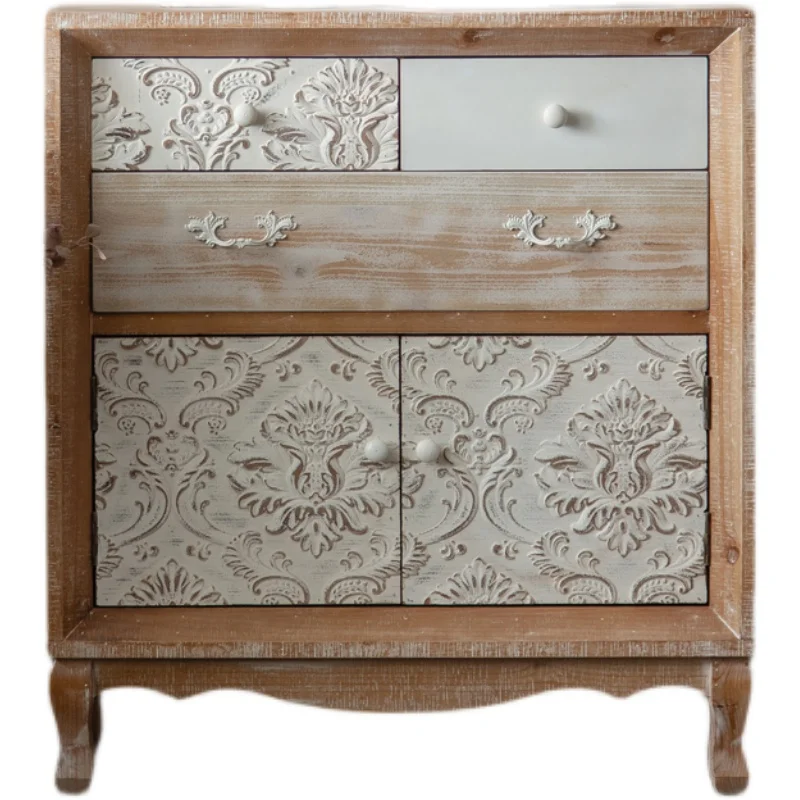 American-style rural entrance cabinet, storage retro decorative cabinet, homestay furniture, dining room,old low cabinet carving
American-style rural entrance cabinet, storage retro decorative cabinet, homestay furniture, dining room,old low cabinet carving