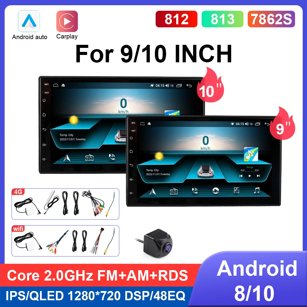 9/10“ 7862S Android 10 Car Radio Multimedia Player Carplay DSP 32EQ 8 Cores 4G RDS Auto Radio Autoradio Universal GPS 2 din
9/10“ 7862S Android 10 Car Radio Multimedia Player Carplay DSP 32EQ 8 Cores 4G RDS Auto Radio Autoradio Universal GPS 2 din