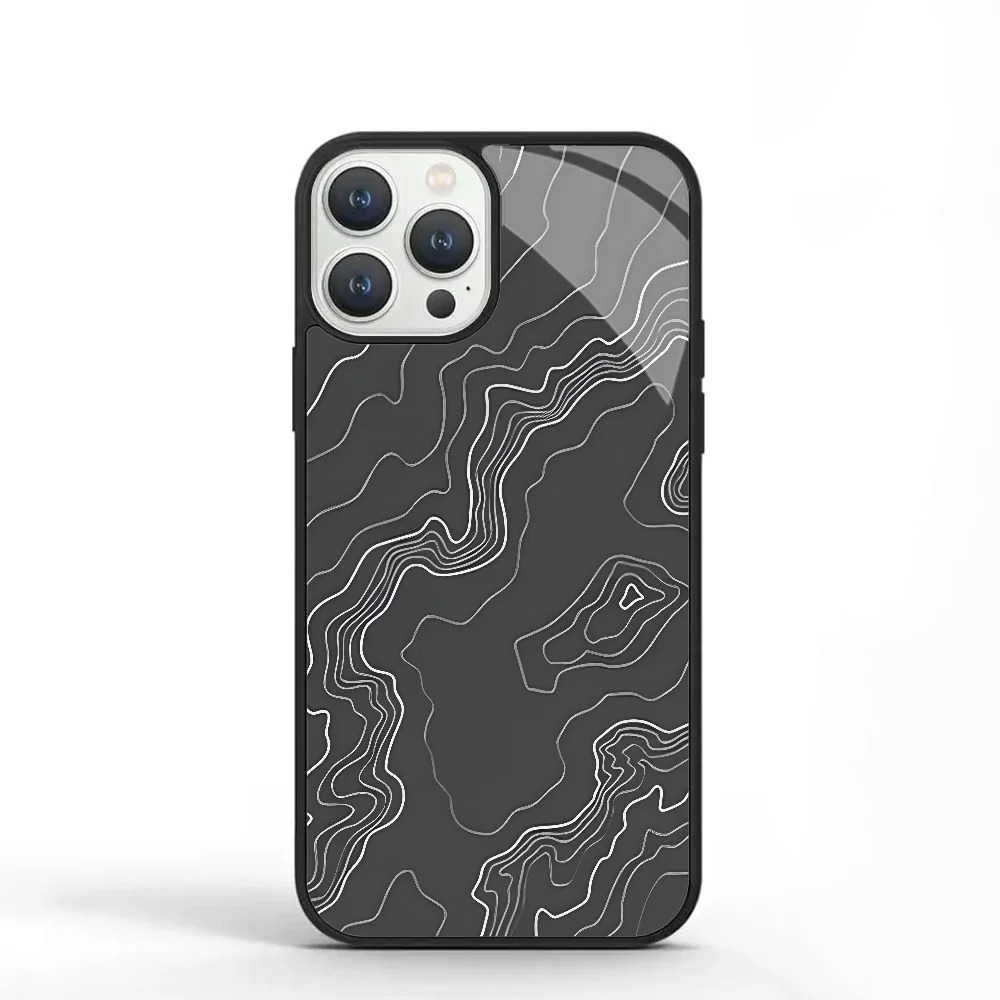 Black & White Topography Map Phone Case For IPhone 11 12 13 14 15 Plus Pro Max Mirror Acrylic PC TPU Cover
Black & White Topography Map Phone Case For IPhone 11 12 13 14 15 Plus Pro Max Mirror Acrylic PC TPU Cover