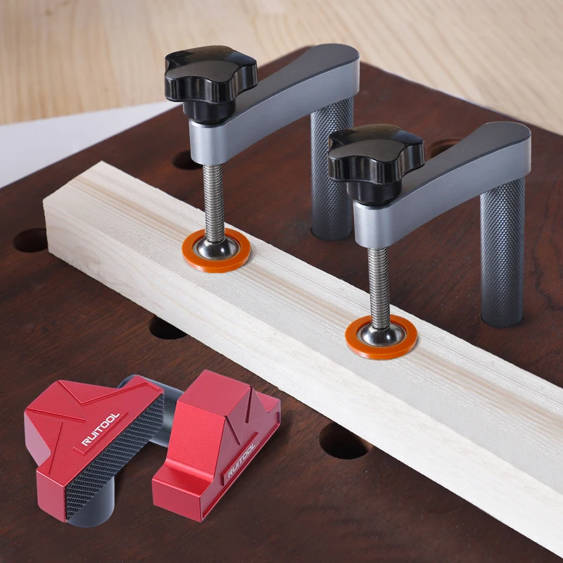 Bench Dog Clamp Set 20mm Workbench Peg Break Stop Adjustable Dog Hole Clamp with Anti-Slip Mat for MFT Tables and Workbenches
Bench Dog Clamp Set 20mm Workbench Peg Break Stop Adjustable Dog Hole Clamp with Anti-Slip Mat for MFT Tables and Workbenches