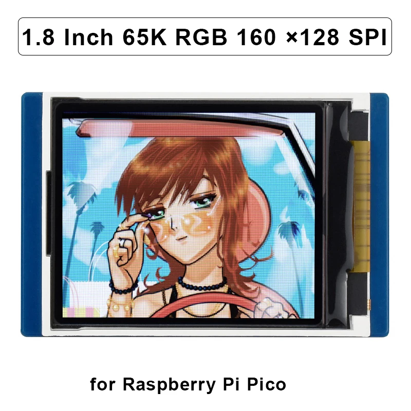 Raspberry Pi Pico 1.8 Inch Display 65K RGB Color LCD Module 160 ×128 SPI Embedded ST7735S Driver TFT Screen for RPI Pico
Raspberry Pi Pico 1.8 Inch Display 65K RGB Color LCD Module 160 ×128 SPI Embedded ST7735S Driver TFT Screen for RPI Pico