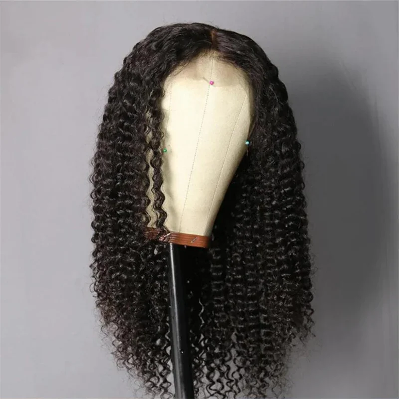 Long Soft Glueless 26inch 180Density Kinky Curly Preplucked Black Lace Front Wig For Women Babyhair Heat Resistant Daily
Long Soft Glueless 26inch 180Density Kinky Curly Preplucked Black Lace Front Wig For Women Babyhair Heat Resistant Daily