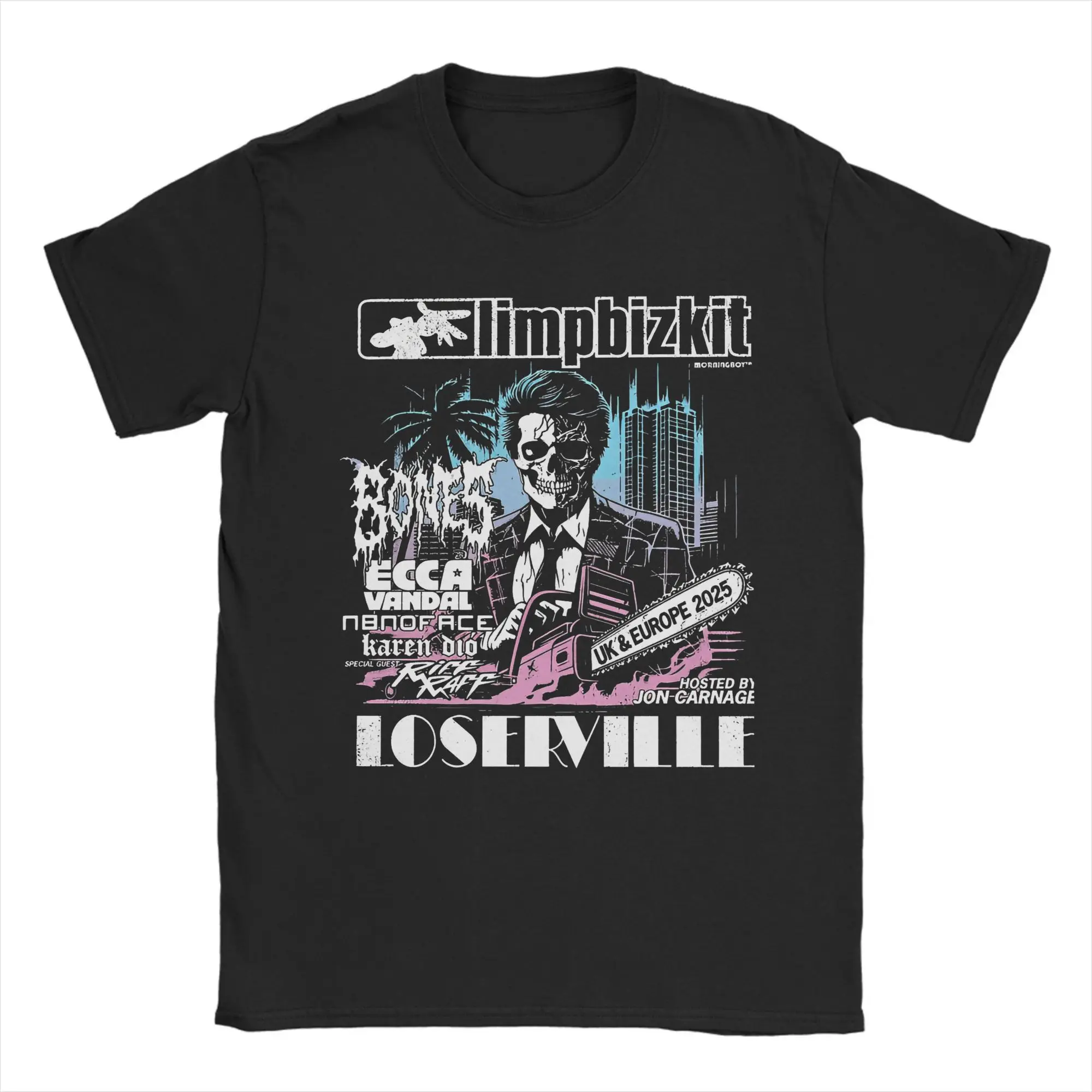 Limp Bizkit Tour 2025 Rock Band Tee Shirt for Men Women Graphic Printing T Shirts 100% Cotton Clothing
Limp Bizkit Tour 2025 Rock Band Tee Shirt for Men Women Graphic Printing T Shirts 100% Cotton Clothing
