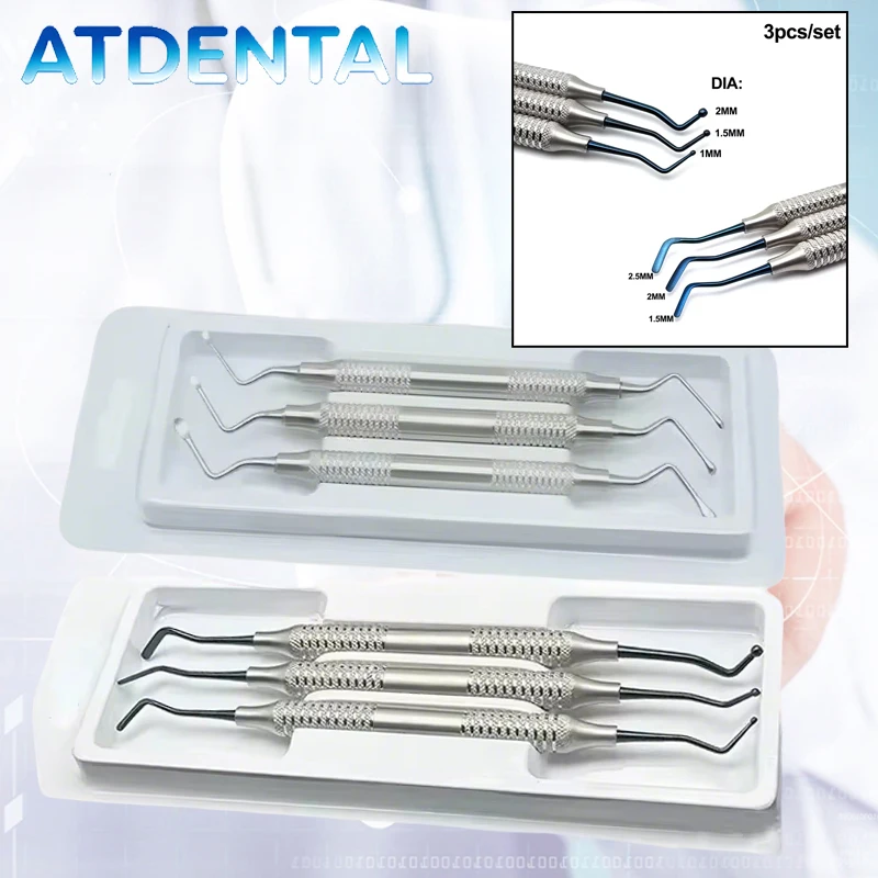 3Pcs Dental Curette Scaler Kit Jagged Design & Resin Spatulas for Composite Filling Dental Tools
3Pcs Dental Curette Scaler Kit Jagged Design & Resin Spatulas for Composite Filling Dental Tools