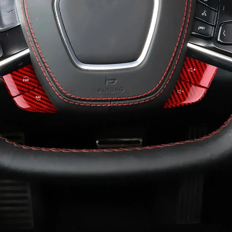 For Chevrolet Corvette C8 Real Dry Hard Carbon Fiber 2020-2023 Steering Wheel Volume switch Panel Cover Sticker Interior Trim
For Chevrolet Corvette C8 Real Dry Hard Carbon Fiber 2020-2023 Steering Wheel Volume switch Panel Cover Sticker Interior Trim