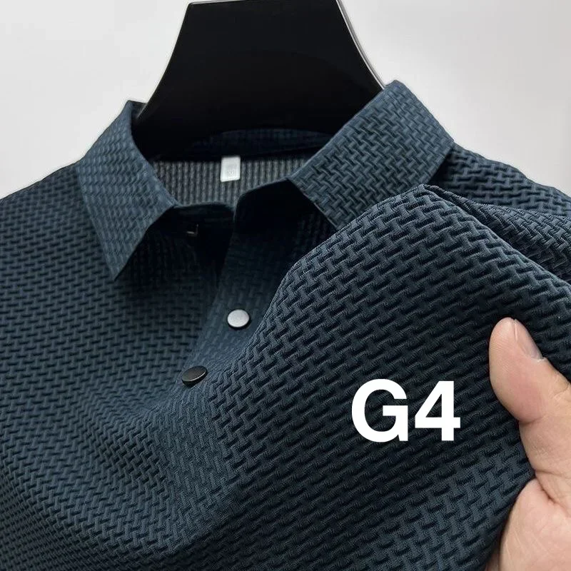 2024 Summer New High Quality Polo Shirt Golf Men's Short sleeved Polo Ice Silk Shirt with Holes
2024 Summer New High Quality Polo Shirt Golf Men's Short sleeved Polo Ice Silk Shirt with Holes