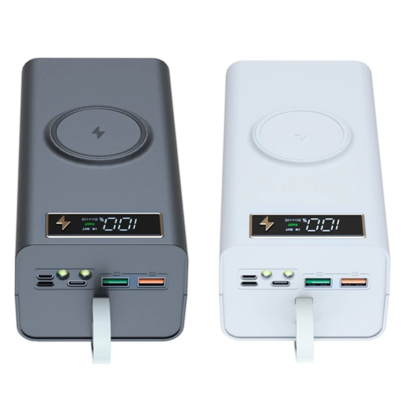 15W Wireless Fast Charge 21*18650 Powerbank Case PD QC For Phones Charging Push-Pull DIY Mobile Power Bank Shell B
15W Wireless Fast Charge 21*18650 Powerbank Case PD QC For Phones Charging Push-Pull DIY Mobile Power Bank Shell B