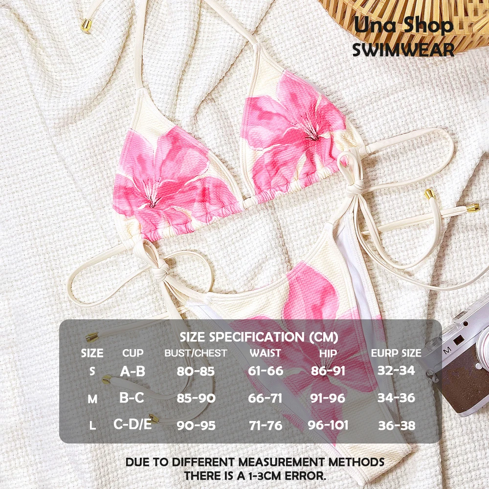 Una-Shop Купальники с цветочным принтом для женщин Наборы бикини с подвесным вырезом Отпускные купальники Летний пляж Бассейн Вечеринка Пляжная одежда
Una-Shop Купальники с цветочным принтом для женщин Наборы бикини с подвесным вырезом Отпускные купальники Летний пляж Бассейн Вечеринка Пляжная одежда