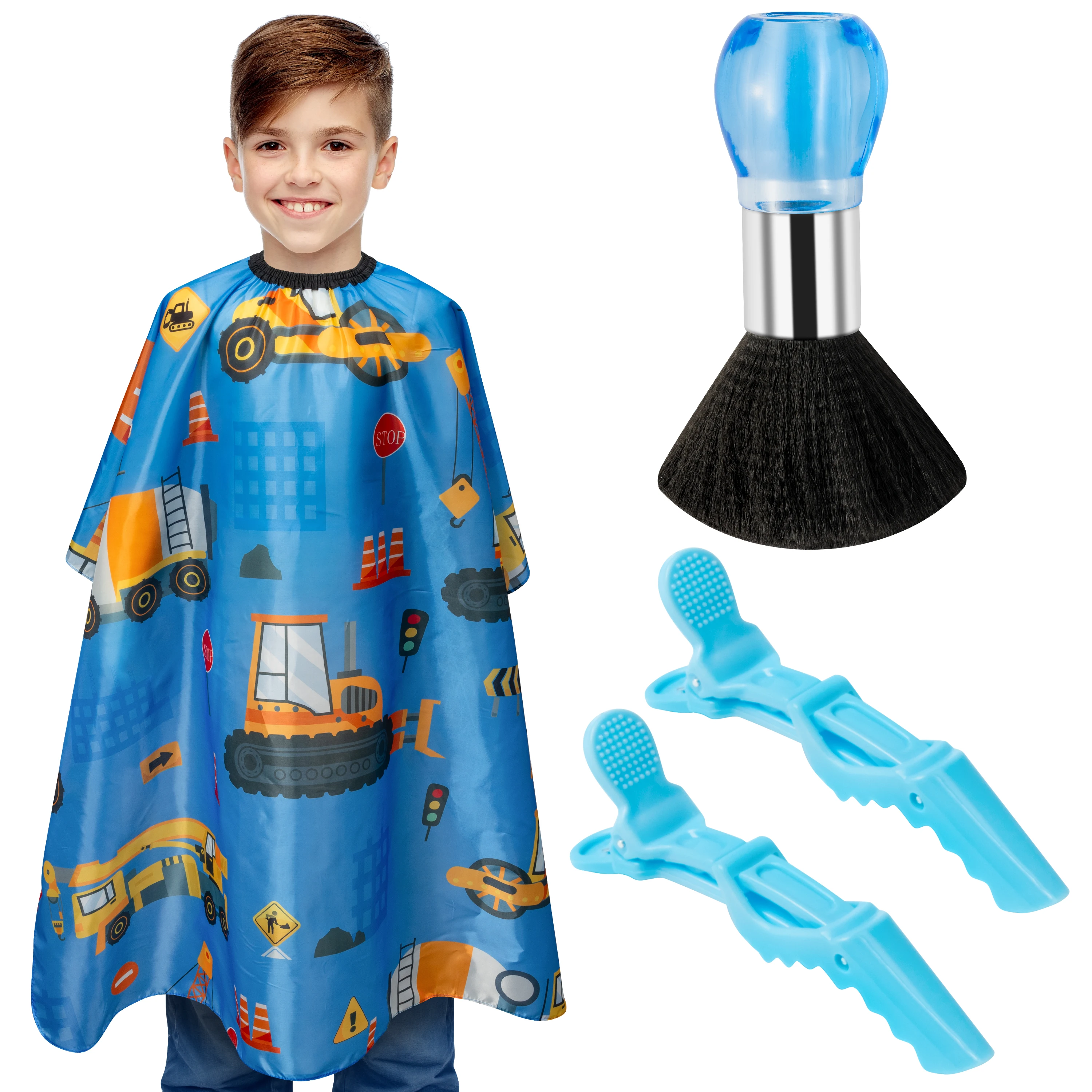 children cute hair cloth sweep hair comb clip 4-piece children's hair shawl bib broken hair cleaning brush set hair styling care
children cute hair cloth sweep hair comb clip 4-piece children's hair shawl bib broken hair cleaning brush set hair styling care