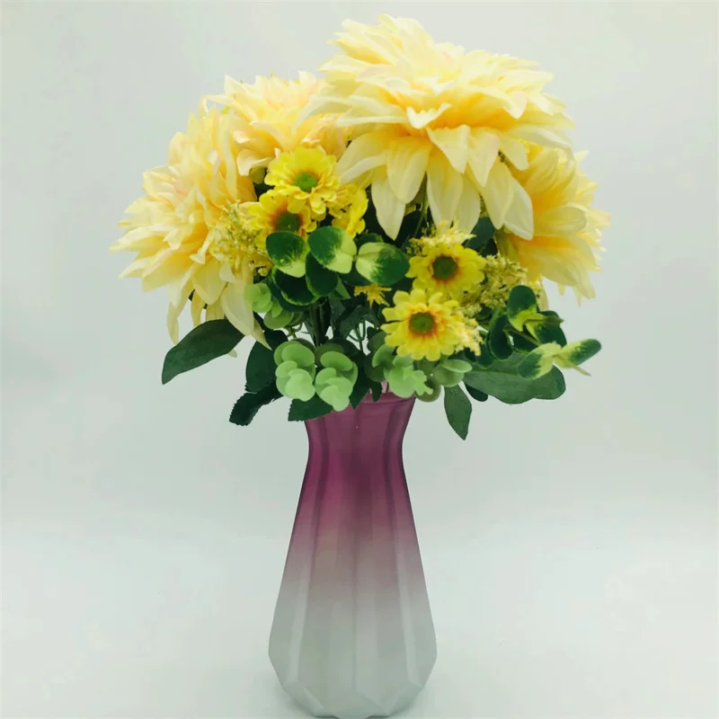 12 Dahlia Artificial Flower Wedding Bouquet Flower Arrangement Decoration Flower Home Hotel Party Office Decoration Fall Decor
12 Dahlia Artificial Flower Wedding Bouquet Flower Arrangement Decoration Flower Home Hotel Party Office Decoration Fall Decor