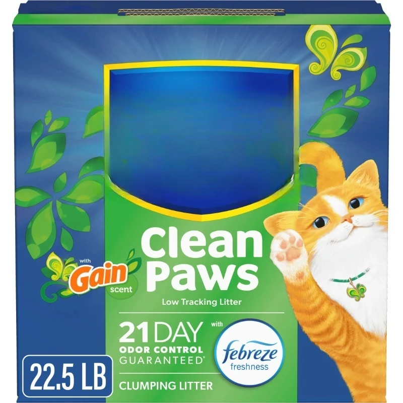 Кошачий туалет Clean Paws, мусорный туалет с низким отслеживанием и усилением, 22,5 фунта
Кошачий туалет Clean Paws, мусорный туалет с низким отслеживанием и усилением, 22,5 фунта