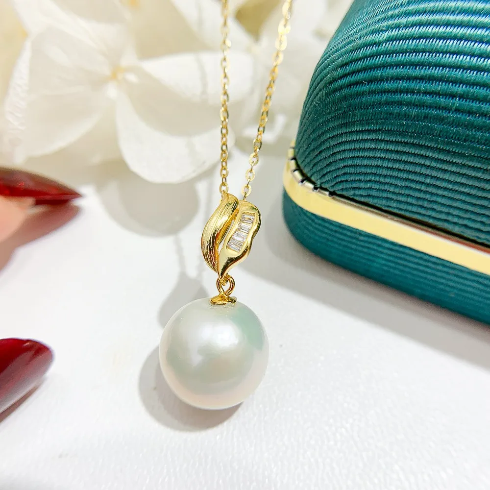 DIY Pearl Accessories S925 Sterling Silver Pendant with Empty Support Gold Silver Necklace Pendant Fit 9-13mm Round Beads D209
DIY Pearl Accessories S925 Sterling Silver Pendant with Empty Support Gold Silver Necklace Pendant Fit 9-13mm Round Beads D209