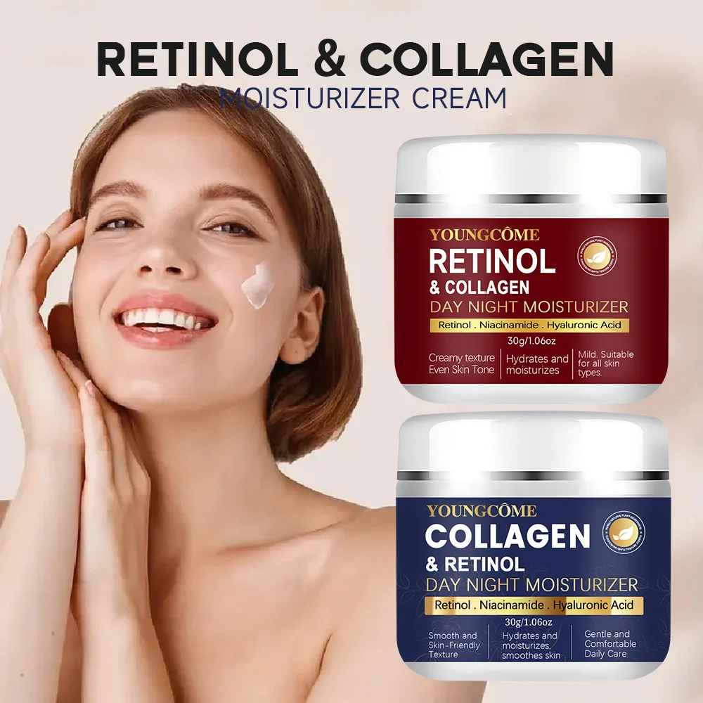 Retinol Face Skin Care Retinol Collagen Cream Anti-aging Wrinkle Deep Hydration Moisturizing Skin Health Whitening Exfoliation
Retinol Face Skin Care Retinol Collagen Cream Anti-aging Wrinkle Deep Hydration Moisturizing Skin Health Whitening Exfoliation