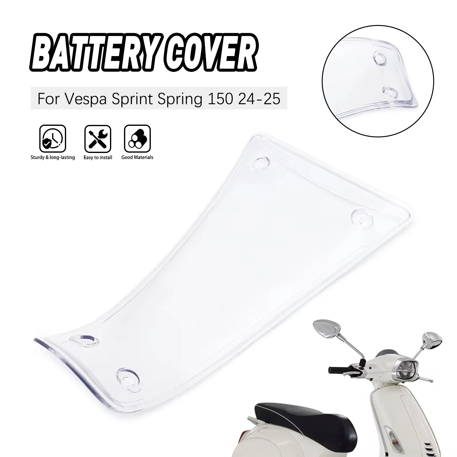 For Vespa 2024 up Vespa Sprint Vespa Primavera 2024 2025 Motorcycle Battery Cover Protector Guard
For Vespa 2024 up Vespa Sprint Vespa Primavera 2024 2025 Motorcycle Battery Cover Protector Guard