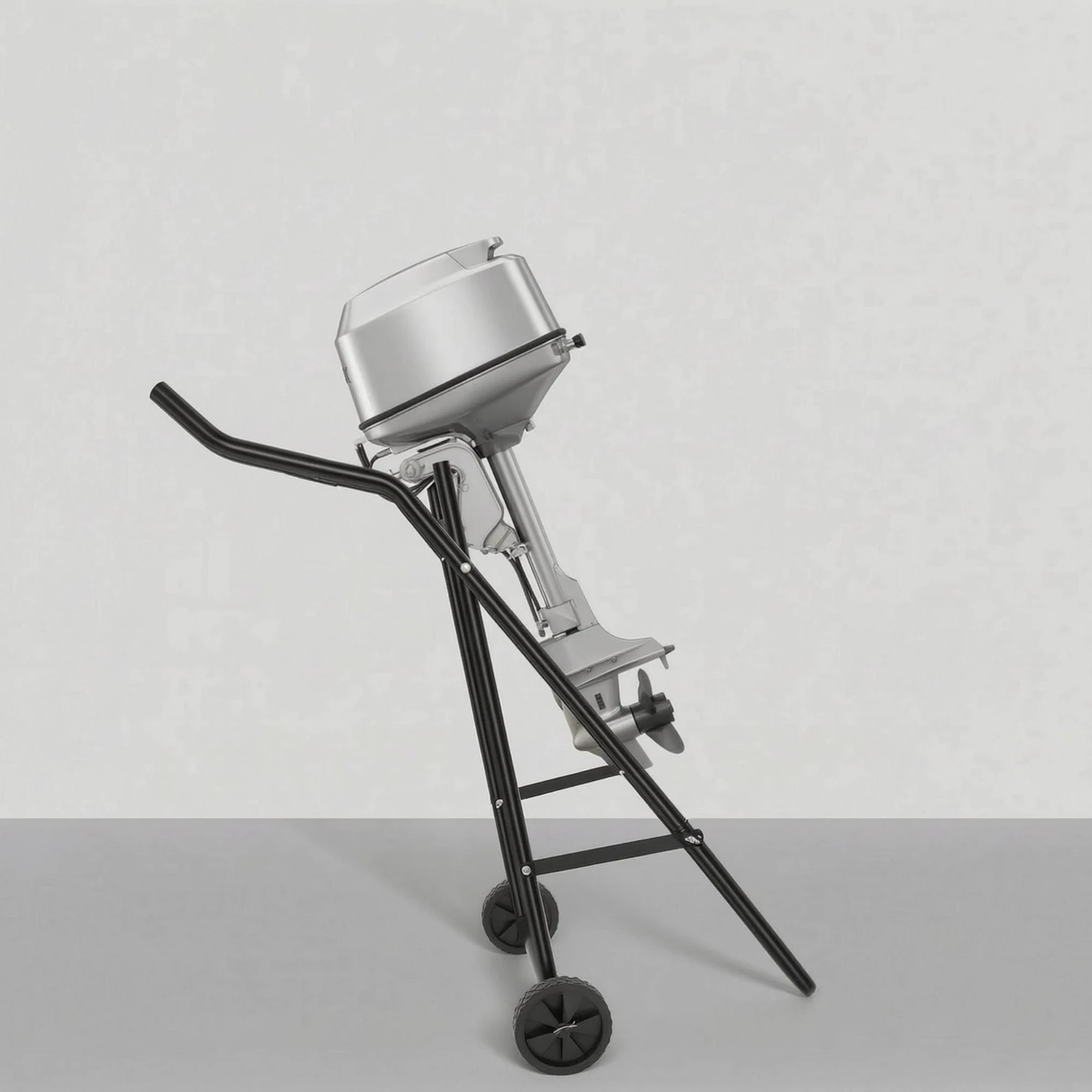 Folding Outboard Trolley Portable Outboard Engine Stand Boat Engine Display Stand Easy Assembly High Weight Capacity for Storage
Folding Outboard Trolley Portable Outboard Engine Stand Boat Engine Display Stand Easy Assembly High Weight Capacity for Storage
