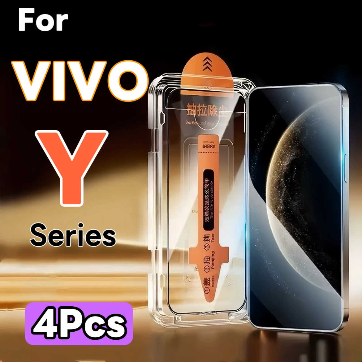 4Pcs HD Tempered Glass Screen Protector for VIVO Y Series Y300 Y200 GT T Y97 Y93 Y91 Y89 Y85 Y81 Y78T Y78 Y77T
4Pcs HD Tempered Glass Screen Protector for VIVO Y Series Y300 Y200 GT T Y97 Y93 Y91 Y89 Y85 Y81 Y78T Y78 Y77T