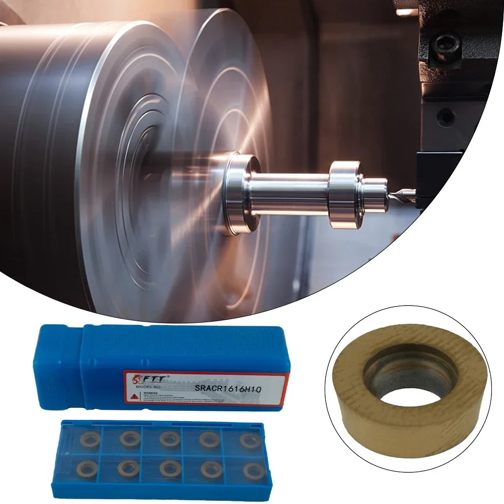 SRACR1616H10 RCMT10T3MO Insert Accessories Alloy Steel Blades Lathe External Metalworking Tool Trimming 12 Pcs
SRACR1616H10 RCMT10T3MO Insert Accessories Alloy Steel Blades Lathe External Metalworking Tool Trimming 12 Pcs