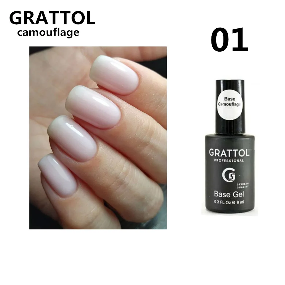 GRATTOL Professional 9ML Camouflage 01 Nail Polish Nail Art Color Base Gel 2 In 1 Manicure Semi Permanent UV Nude Base
GRATTOL Professional 9ML Camouflage 01 Nail Polish Nail Art Color Base Gel 2 In 1 Manicure Semi Permanent UV Nude Base