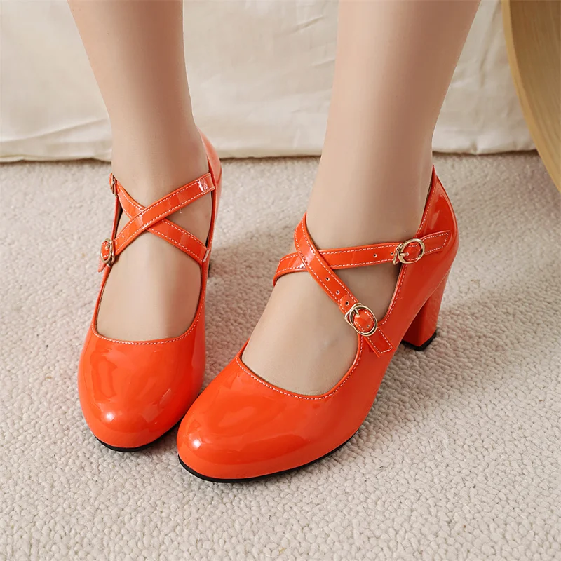 YQBTDL 2026 Princess's Heels Pumps Cross Strap Lolita Mary Janes Shoes Elegant Wedding Candy Colors Shoes for Girls 12+y
YQBTDL 2026 Princess's Heels Pumps Cross Strap Lolita Mary Janes Shoes Elegant Wedding Candy Colors Shoes for Girls 12+y