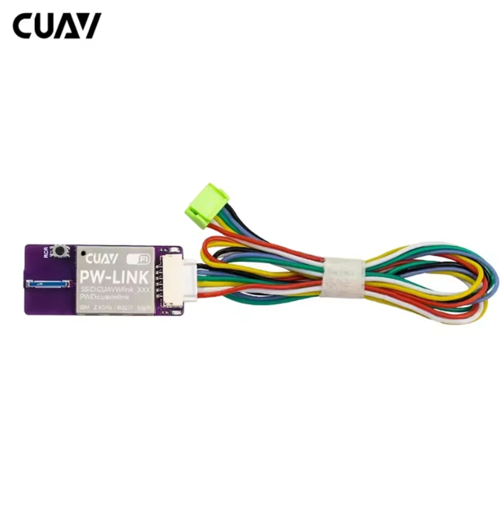 CUAV PW-LINK Модуль передачи Wi-Fi Pix Управление полетом Fpv Передача мобильных данных вместо беспроводной передачи данных 3DR
CUAV PW-LINK Модуль передачи Wi-Fi Pix Управление полетом Fpv Передача мобильных данных вместо беспроводной передачи данных 3DR