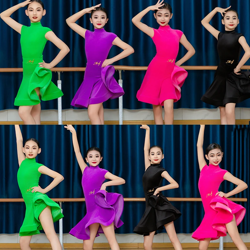 Black Latin Dance Dress For Competition Girl Professional Dance Costume Velvet Bodysuit Skirts Rumba Samba Stage Clothes VDL3143
Black Latin Dance Dress For Competition Girl Professional Dance Costume Velvet Bodysuit Skirts Rumba Samba Stage Clothes VDL3143