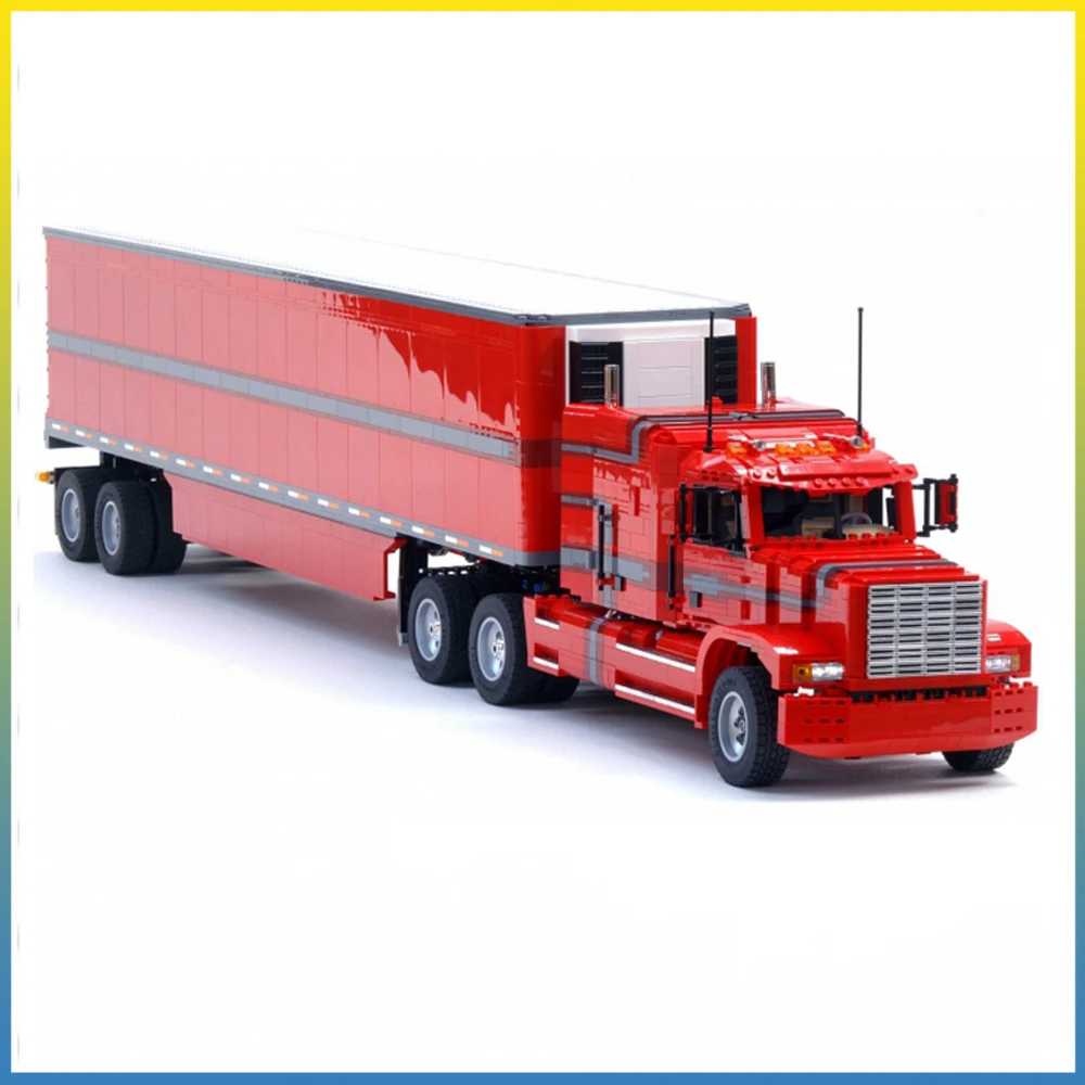 NEW MOC RC 1:17 Scale MkII T1 Engineering Container Truck and Trailer Model DIY Creative Ideas Child Toy Gift Technology Blocks
NEW MOC RC 1:17 Scale MkII T1 Engineering Container Truck and Trailer Model DIY Creative Ideas Child Toy Gift Technology Blocks