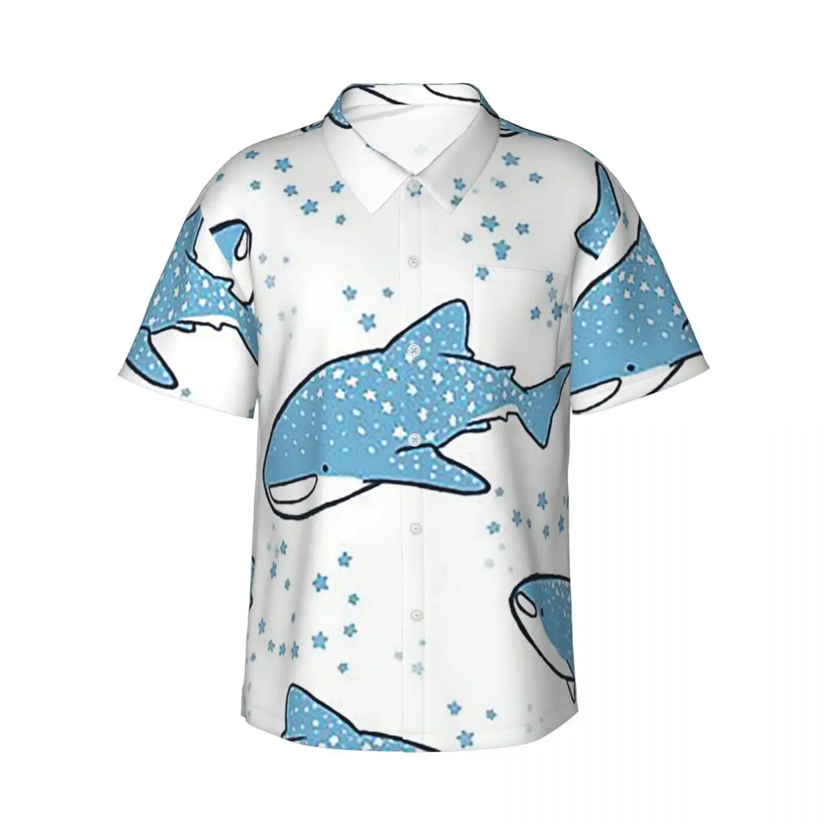 Starry Whale Sharks Men's Shirts Hawaiian Short Sleeve Shirt Fashion Button Tops for Summer Beach
Starry Whale Sharks Men's Shirts Hawaiian Short Sleeve Shirt Fashion Button Tops for Summer Beach