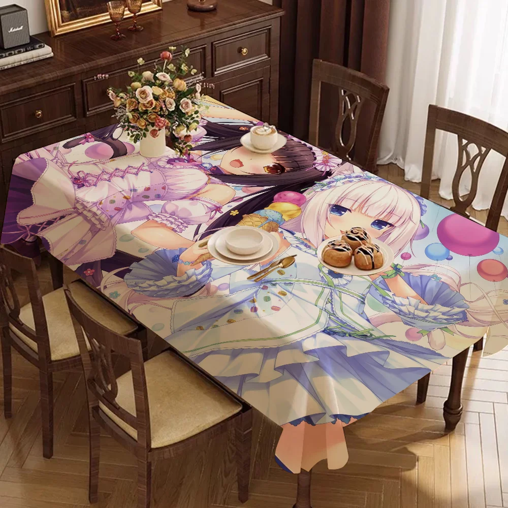 Nekopara Rectangle Waterproof Tablecloth Party Decor Farmhouse Kitchen Dining Table Cloth Wedding Decorations
Nekopara Rectangle Waterproof Tablecloth Party Decor Farmhouse Kitchen Dining Table Cloth Wedding Decorations