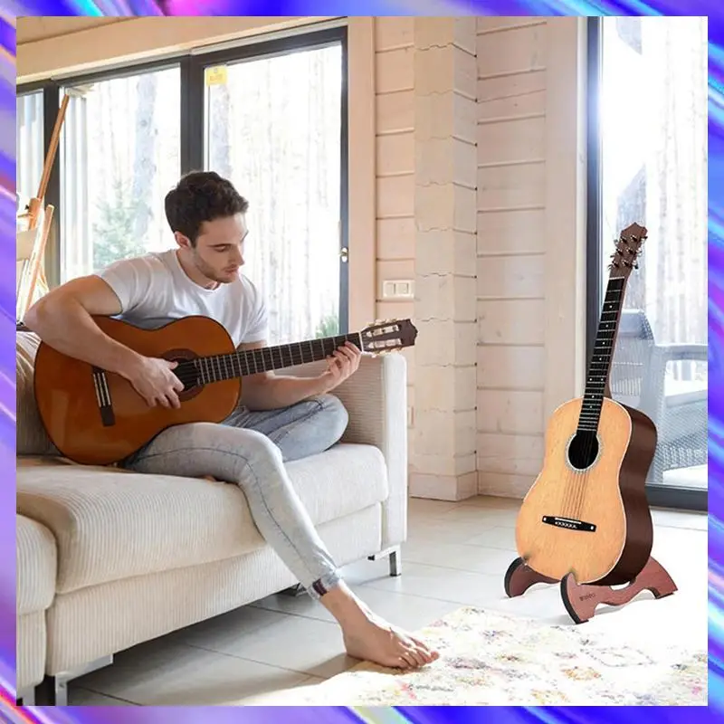 L71A Portable Wooden Holder Stand Foldable Stand For Folk Classical Acoustic Guitar Portable String Instrument Stand
L71A Portable Wooden Holder Stand Foldable Stand For Folk Classical Acoustic Guitar Portable String Instrument Stand