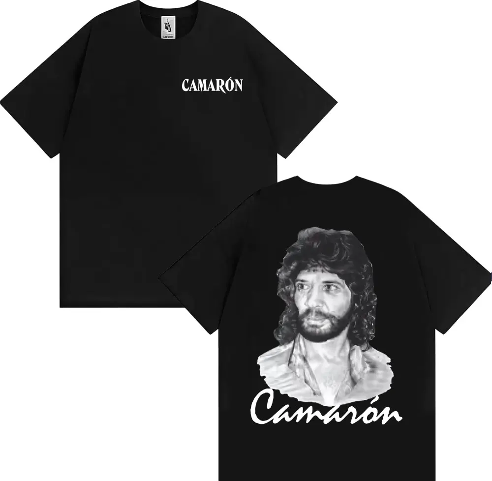 Rock Camaron De La Isla Album Graphic T Shirts Men Women Harajuku Hip Hop Punk Style T-shirt Casual Cotton Short Sleeve T-shirts
Rock Camaron De La Isla Album Graphic T Shirts Men Women Harajuku Hip Hop Punk Style T-shirt Casual Cotton Short Sleeve T-shirts