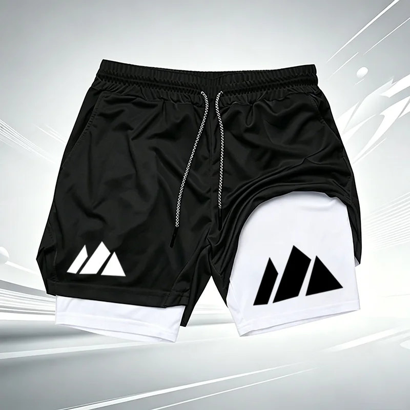 Men's 2-in-1 Compression Shorts Quick Dry Breathable Athletic Shorts with Built-in Liner for Gym Running and Training wx218
Men's 2-in-1 Compression Shorts Quick Dry Breathable Athletic Shorts with Built-in Liner for Gym Running and Training wx218