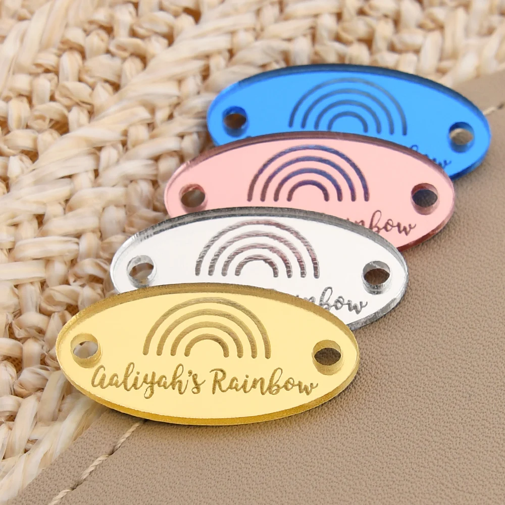 Custom Mirror Acrylic Labels - Laser Cut 1.5x3cm for Apparel, Shoes, Hats, DIY Gifts & Home Decor
Custom Mirror Acrylic Labels - Laser Cut 1.5x3cm for Apparel, Shoes, Hats, DIY Gifts & Home Decor