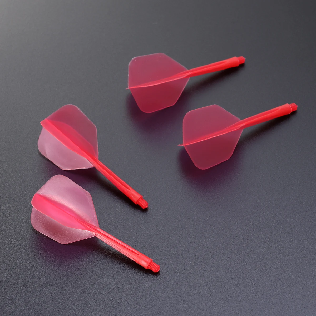 4 Pcs Dart Tail Flight Thin Red Transparent Flights Accessories Supplies Wings One Body
4 Pcs Dart Tail Flight Thin Red Transparent Flights Accessories Supplies Wings One Body