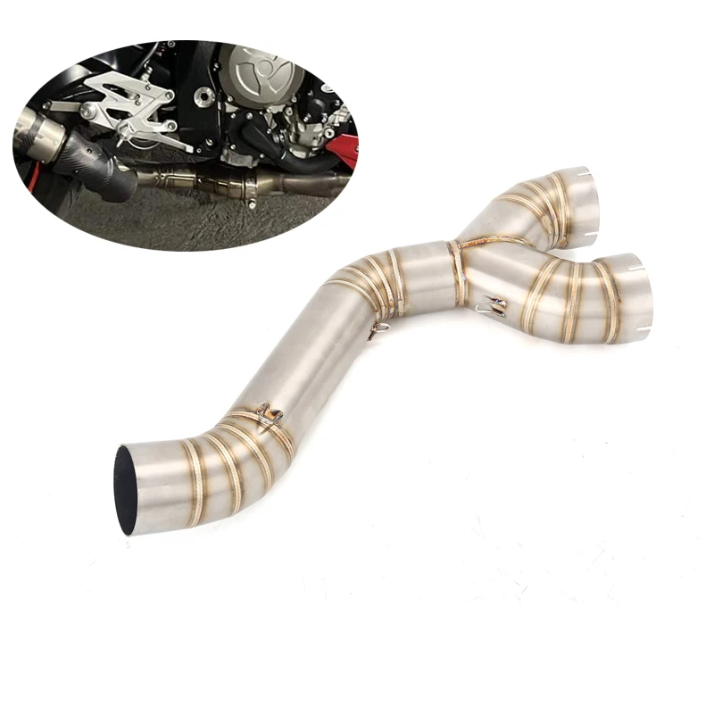 For BMW S1000RR 2010-2014 S1000R 2010-2016 Motorcycle Mid Exhaust Link Pipe Slip On 60mm Muffler Stainless Steel Connect Tube
For BMW S1000RR 2010-2014 S1000R 2010-2016 Motorcycle Mid Exhaust Link Pipe Slip On 60mm Muffler Stainless Steel Connect Tube