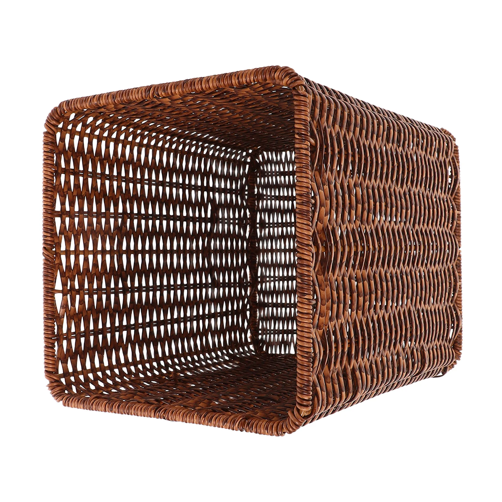 Imitation Rattan Storage Bucket Basket Woven Trash Bin Can Bath Home Office Coffee Table Bathroom Garbage Container
Imitation Rattan Storage Bucket Basket Woven Trash Bin Can Bath Home Office Coffee Table Bathroom Garbage Container