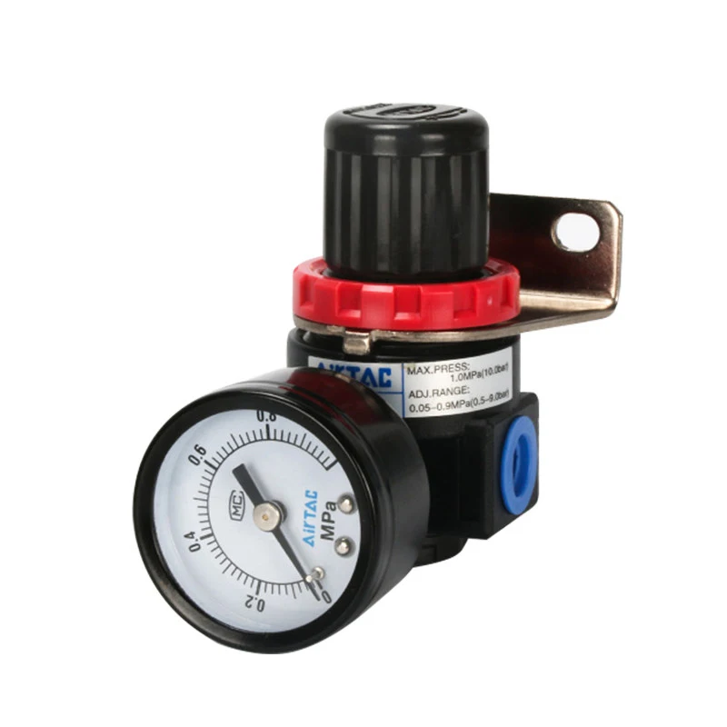 Airtac New pressure regulating valve AR1500C AR2000C pneumatic gas regulating pressure reducing valve With 4mm 6mm 8mm Fitting
Airtac New pressure regulating valve AR1500C AR2000C pneumatic gas regulating pressure reducing valve With 4mm 6mm 8mm Fitting