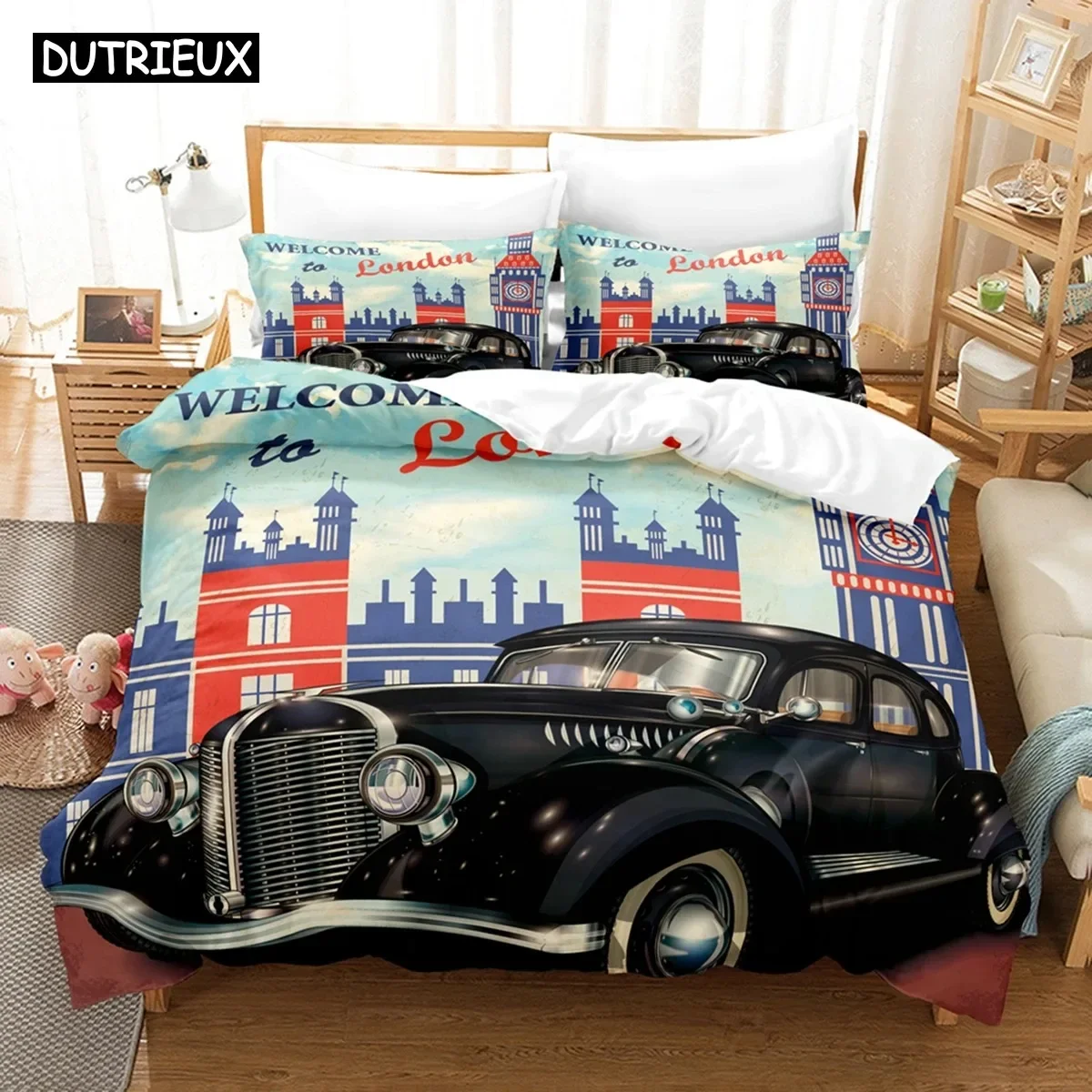 3D Vintage Vintage Cars Duvet Cover Set With Pillowcase Twin Full Queen King Bedclothes Bed Linen
3D Vintage Vintage Cars Duvet Cover Set With Pillowcase Twin Full Queen King Bedclothes Bed Linen