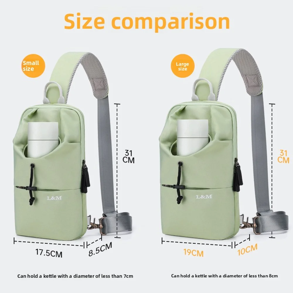 Men's Chest Bag Oxford Cloth Water Bottle Bag Anti Splashing Water Single Shoulder Chest Bag Large Capacity Cycling Diagonal Cro
Men's Chest Bag Oxford Cloth Water Bottle Bag Anti Splashing Water Single Shoulder Chest Bag Large Capacity Cycling Diagonal Cro