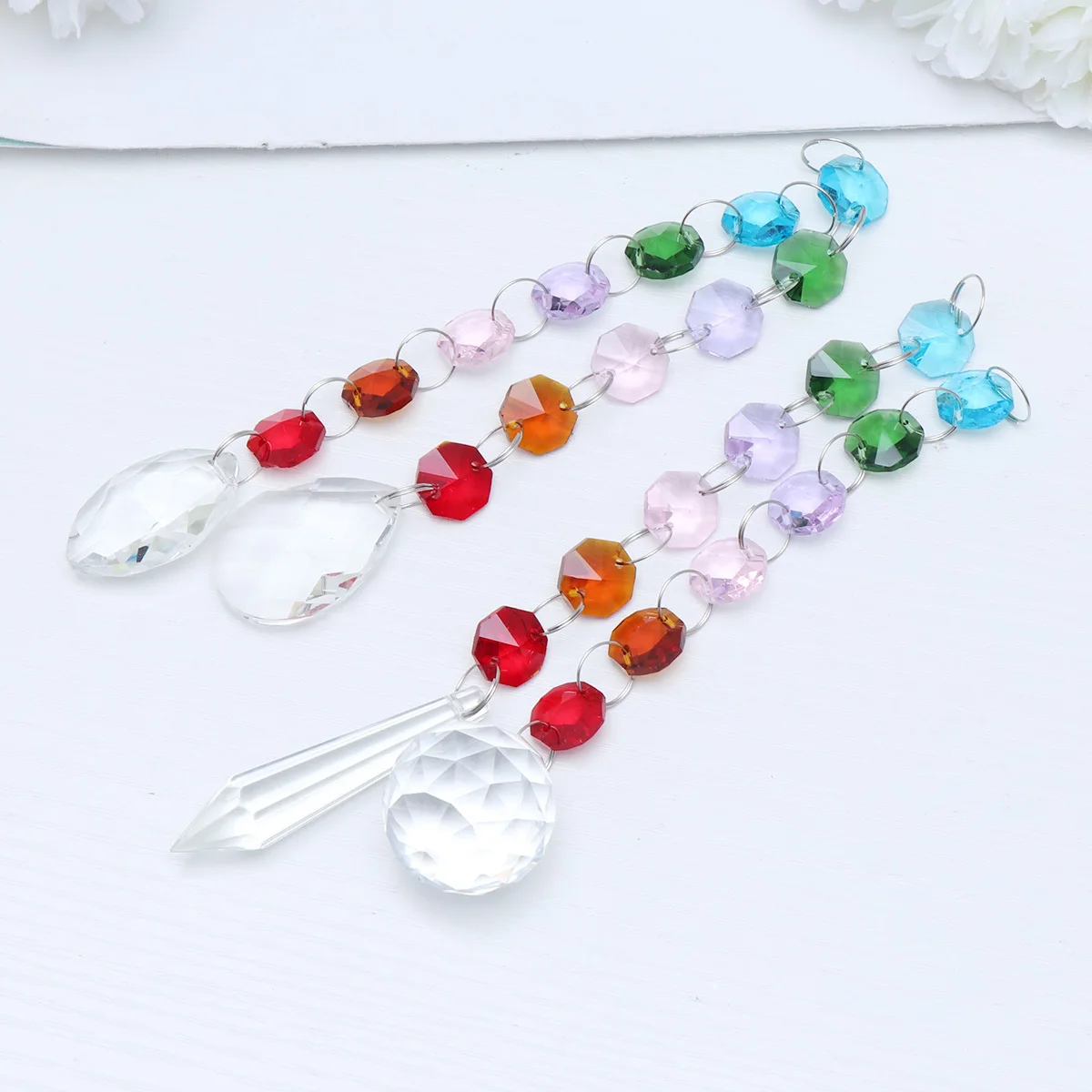 4Pcs Crystal Pendant Colorful Hanging Decor for Wedding Christmas Tree Baby Room Chandelier Window Suncatcher Ornament Garland
4Pcs Crystal Pendant Colorful Hanging Decor for Wedding Christmas Tree Baby Room Chandelier Window Suncatcher Ornament Garland