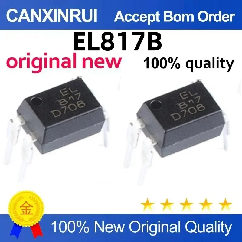 (5-100 pieces) Brand new original EL817B 817 DIP-4 optocoupler plug in spot chip IC
(5-100 pieces) Brand new original EL817B 817 DIP-4 optocoupler plug in spot chip IC