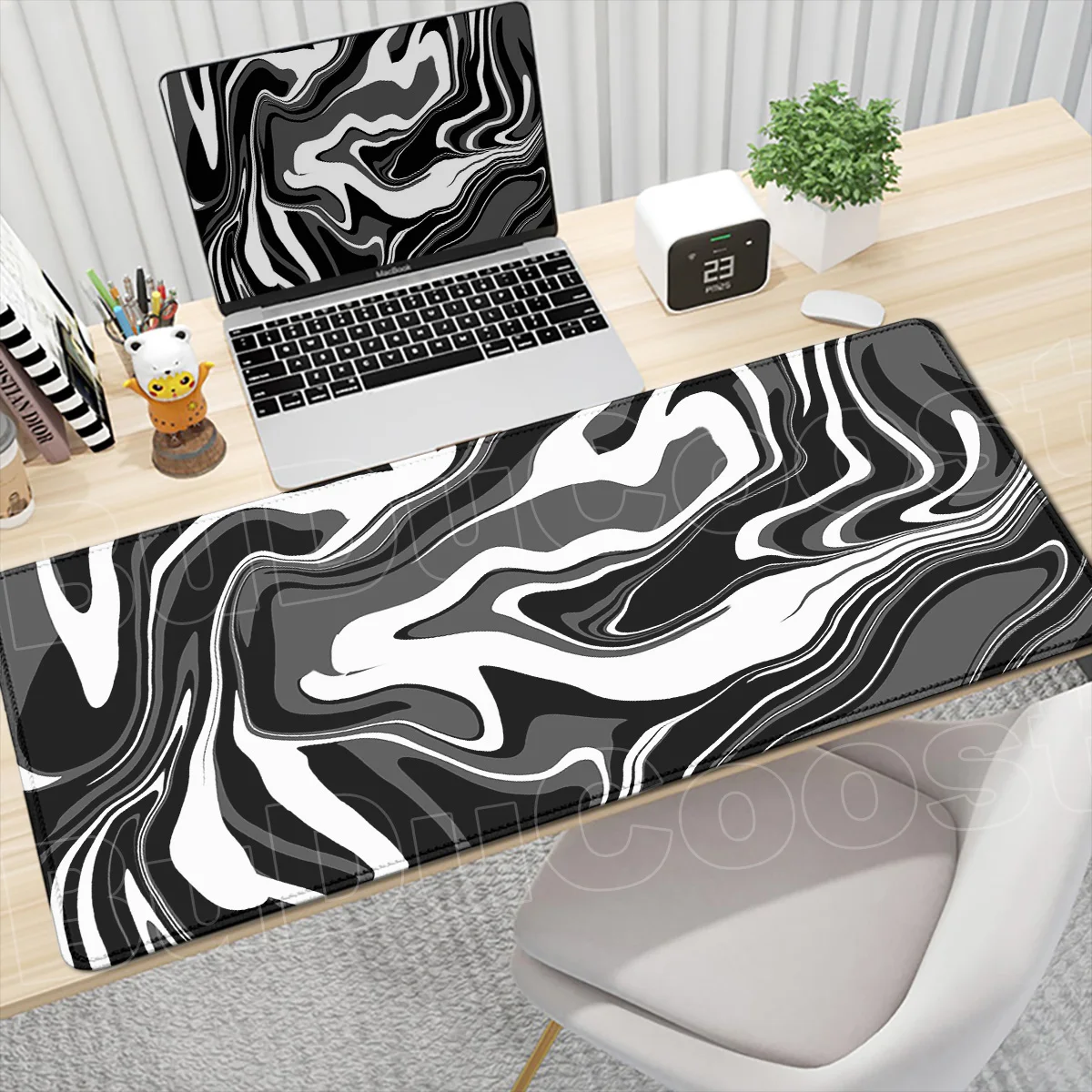 HD Strata Liquid Mousepad Large Gaming Keyboard Extended Pads White and Black Mouse Mat Topographic Mouse Pad PC Cabinet Deskmat
HD Strata Liquid Mousepad Large Gaming Keyboard Extended Pads White and Black Mouse Mat Topographic Mouse Pad PC Cabinet Deskmat